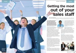 Getting the most out of your sales staff
